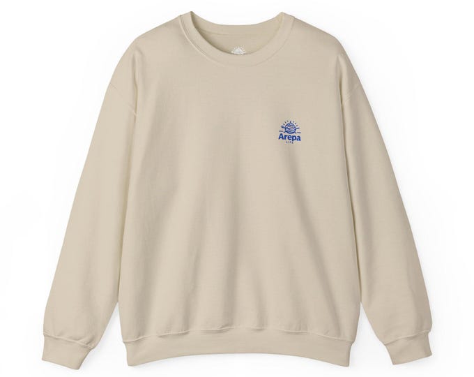 Arepa Life Cozy Unisex Crewneck Sweatshirt | Perfect for lounging, gifts, casual outings, cozy vibes, everyday wear
