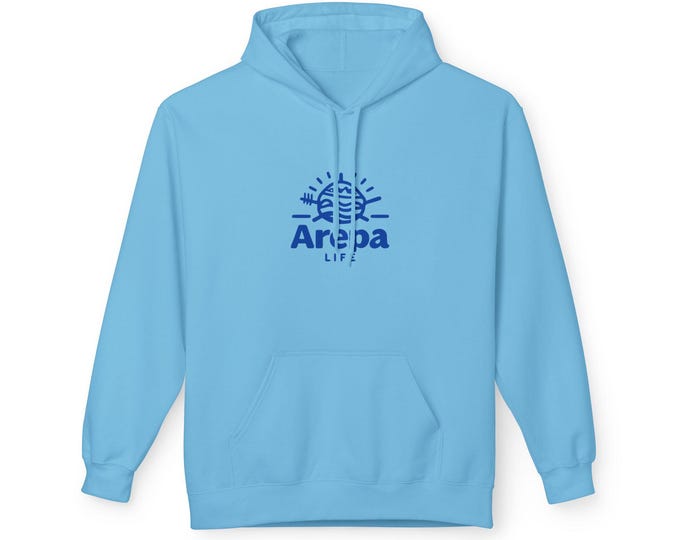 Arepa Life Cozy Beach Life Hoodie, Relaxed Fit, Ideal for Summer, Gift for Ocean Lovers, Perfect for Outdoor Adventures