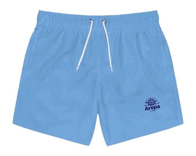Arepa Life Vibrant Beach Swim, Summer Swimwear, Vacation Shorts, Pool Party Attire, Beach Day Essentials