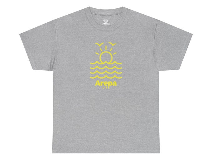 Sunset Vibes Unisex Heavy Cotton Tee | Relaxed Fit Shirt, Beachwear, Gift for Him/Her, Travel Tee