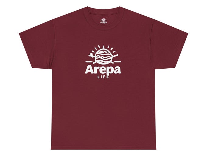 Arepa Life Unisex Cotton Tee, Comfortable Graphic Shirt, Casual Wear, Summer Style, Everyday Comfort