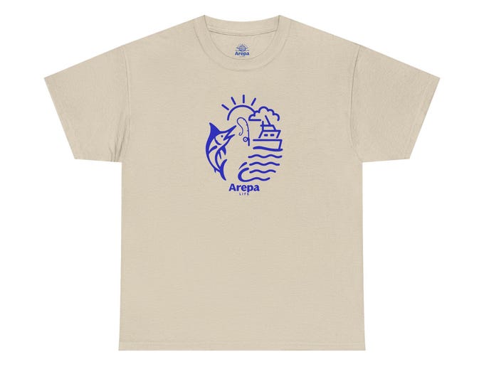 Beach Vibes Unisex Heavy Cotton Tee, Summer T-Shirt, Casual Wear, Travel Gift, Coastal Style, Vacation Apparel