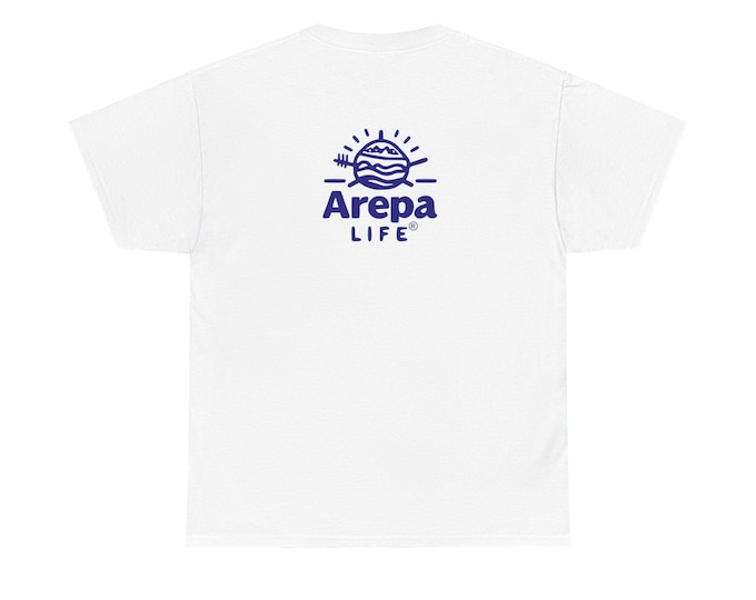 Arepa Life Tropical Beach Tee, Summer Vibes Shirt, Vacation Outfit, Casual Wear, Beach Lover Gift, Unisex Cotton Top