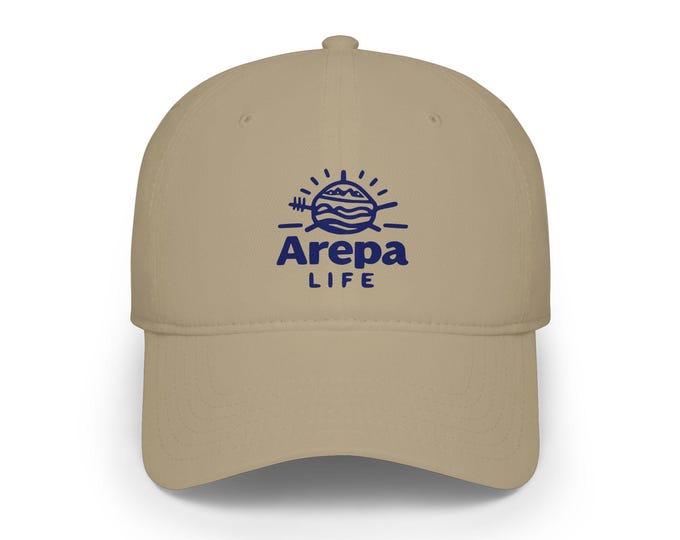Arepa Life Cap | Embroidered Arepa Logo Baseball Cap