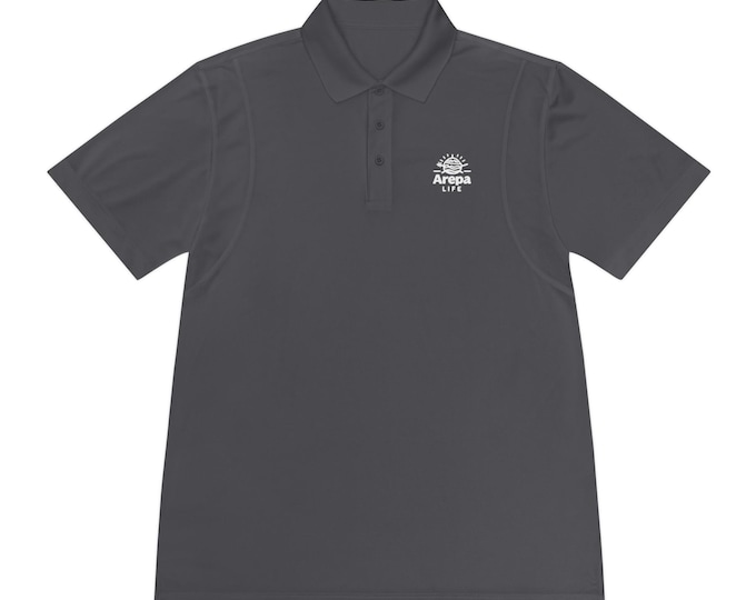 Arepa Life Men's Sport Polo Shirt - Casual Elegance for Active Lifestyles, Golf, Workout, Father's Day Gift, Outdoor Adventures