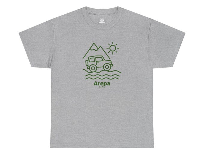 Adventure Unisex Heavy Cotton Tee | Casual Outdoor Shirt, Travel Gift, Camping T-Shirt, Nature Apparel