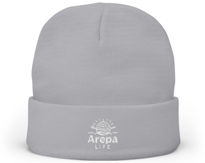 Stylish Knit Beanie with Custom Embroidery, Winter Accessory, Gift for Him/Her, Casual Wear, Warm Hat for All Seasons