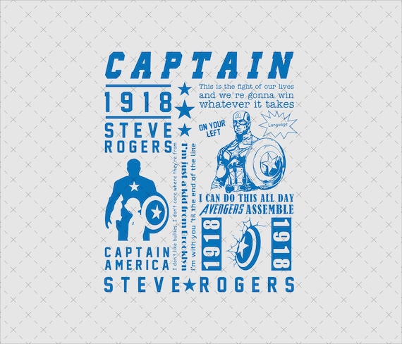 Retro Captain America PNG, Avengers Sublimation Design