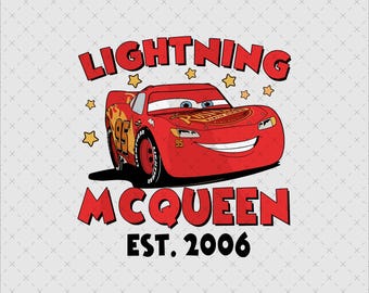 Bliksem McQueen png, clipart auto's (svg en png)