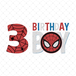 3e anniversaire de garçon Svg, 3e anniversaire de garçon Png, anniversaire de garçon Png, sticker anniversaire garçon, cadeau Svg d'anniversaire, anniversaire téléchargement numérique
