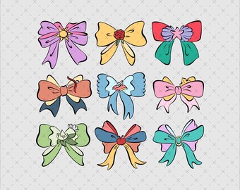 Princess Cute Ribbons and Bows Png, Princess Png, Princess Coquette Tee ...