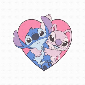 Stitch And Angel Clipart Png, Archivos de acuarela, Descarga digital, Stitch Png, Stitch Svg, Stitch And Lilo Png, Stitch And Lilo Svg