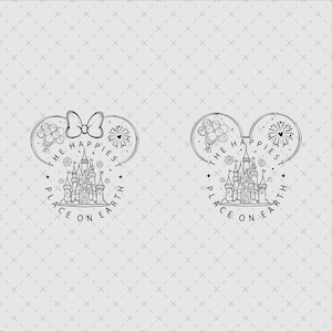 The Happiest Place On Earth Svg, Magical Castle Svg, Mouse Castle Png, Family Vacation Shirt, Magical Kingdom Svg, Family Trip Png