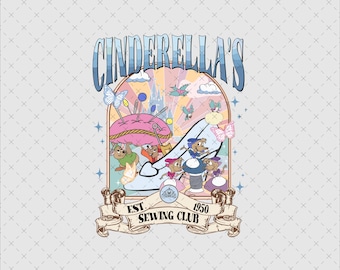 Princesses Sewing Club PNG, Family Vacation Design (SVG & PNG)