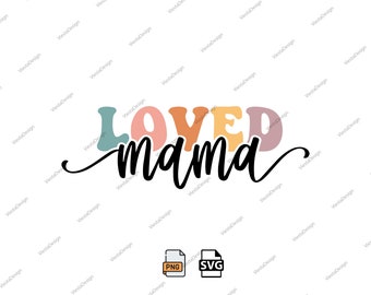 Mama Daisies SVG, Mom Shirt, Mother's Day PNG (Digital Download)