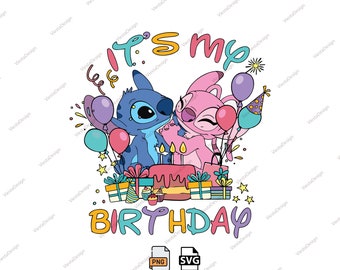 It&#39;s My Birthday Png, Happy Birthday Png, Family Vacation Png, Magical Kingdom, Png Files For Sublimation, Only Png