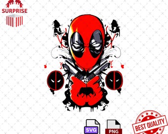 Deadpool & Wolverine PNG, Superhero X-Men (Digital file)