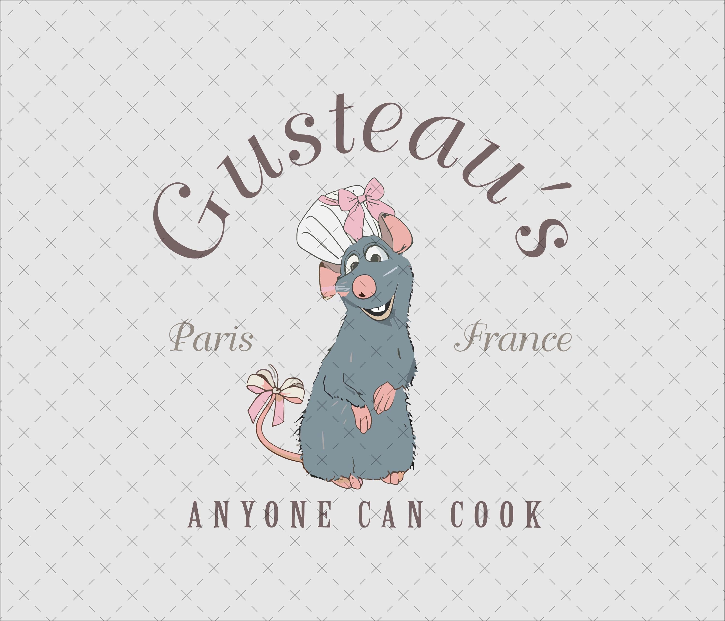 ENSIANTH La Ratatouille Paris France Inspired Crossbody Bag Anyone Can Cook GiftMouse Chef Movie Mech Remy Rat Bag (CA La CB