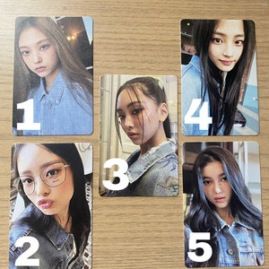 Cartões fotográficos oficiais da Gg: Everglow, Twice, Red Velvet