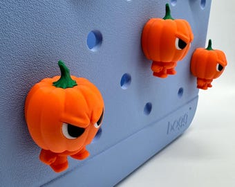 Ciondolo per borsa Bogg a forma di zucca 3D