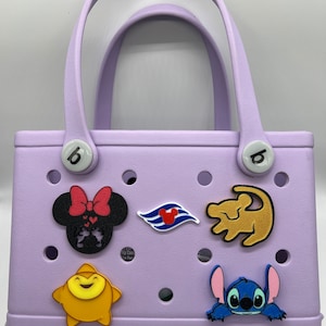 Disney inspiriert Bogg Taschenknöpfe, Bogg Taschenanhänger, einfache moderne Accessoires, Pool Taschenanhänger, Strand Taschenanhänger.