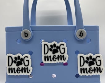 Dog Mom Bogg Bag Charm. Screw in Style Charm.