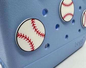 Bogg Taschenanhänger Baseball Taschenanhänger Aufschraubbare Rückseite.