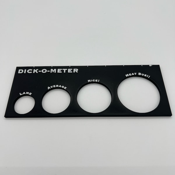 D*ck-O-Meter Peter Lineal. Charisma-Messgerät. Gag Geschenk. Mädchen Nacht. Bachelorette Gastgeschenke. Gastgeschenke.