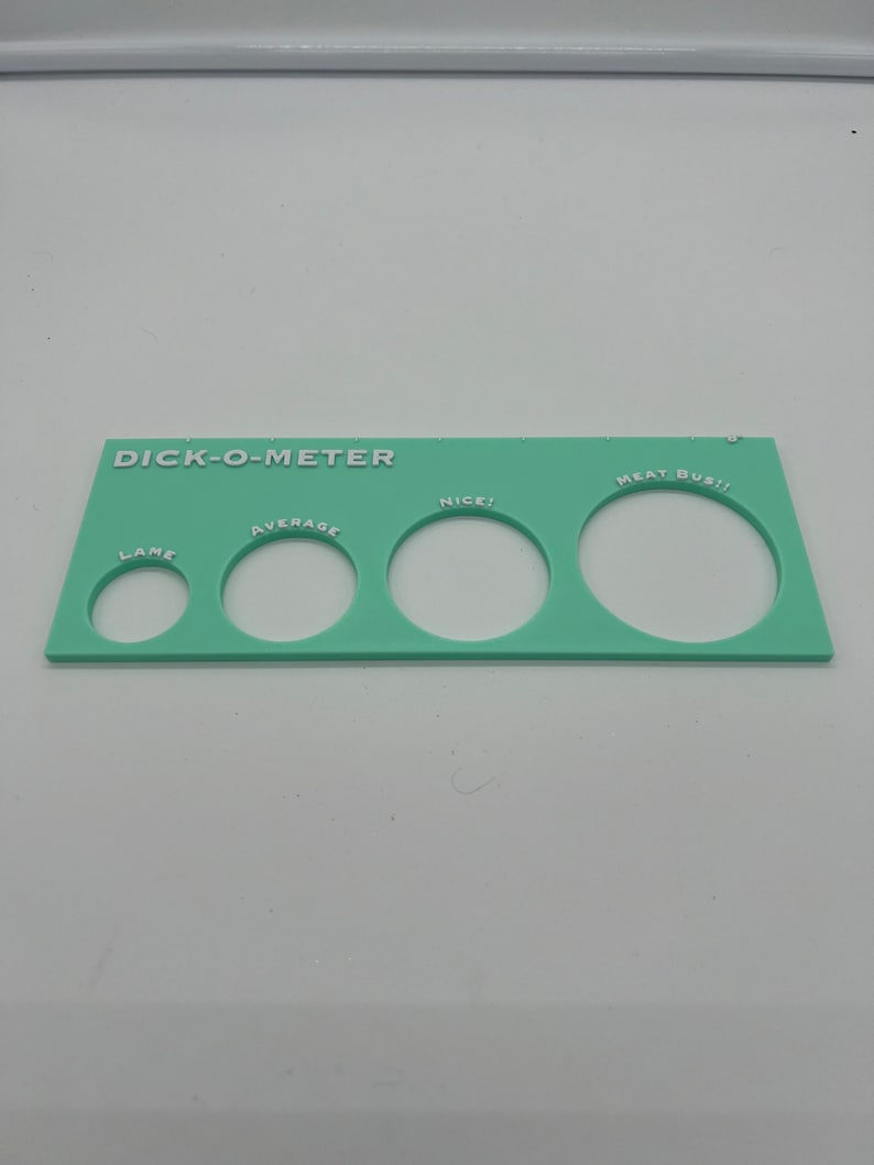 Dck-o-meter Peter Ruler. Charisma Measurement Device. Gag Gift. Girls ...