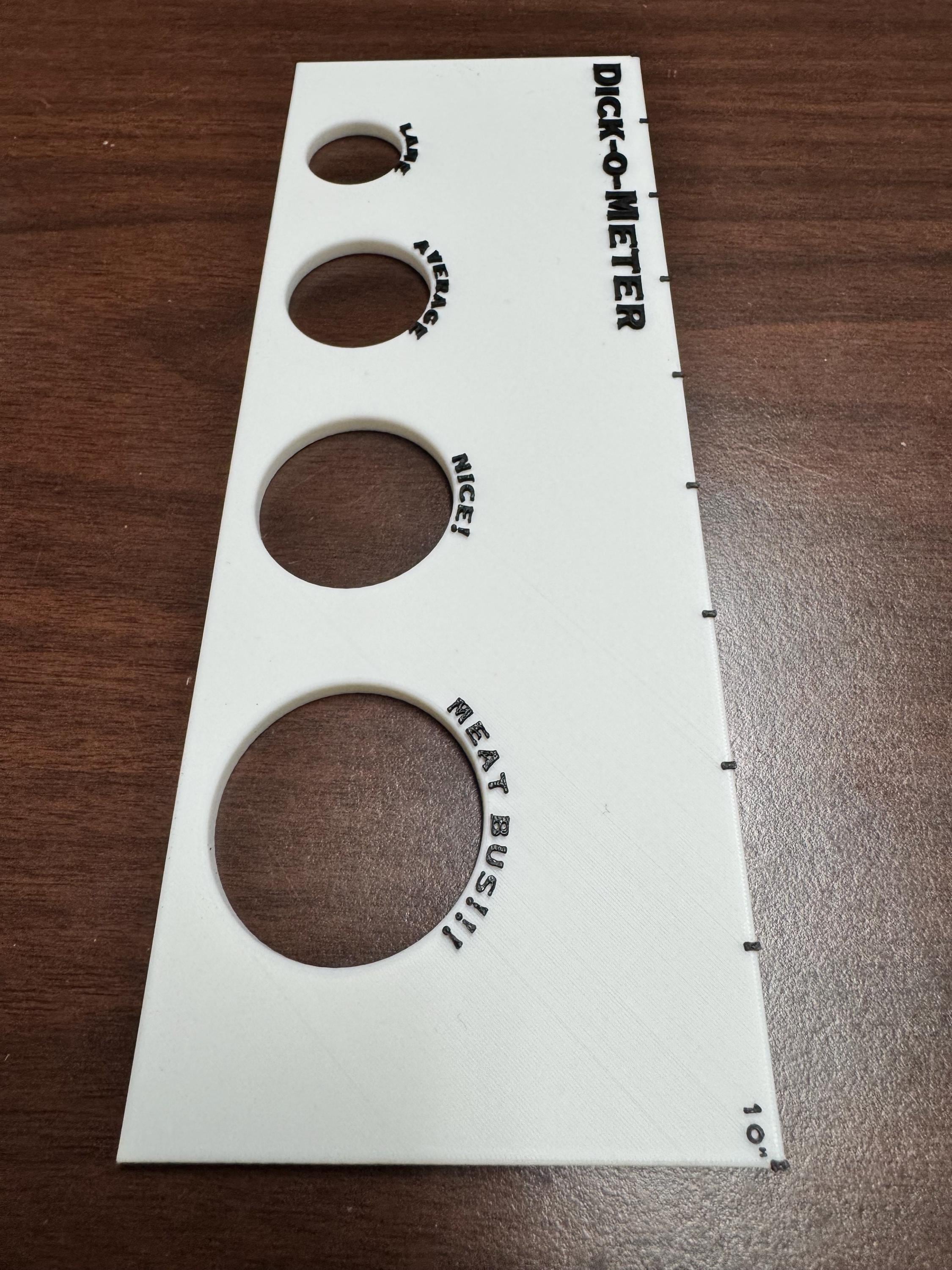Confidense Ruler D*ck-o-meter: Penis Ruler, Confidence Boosting, Party Favor, Charisma ...