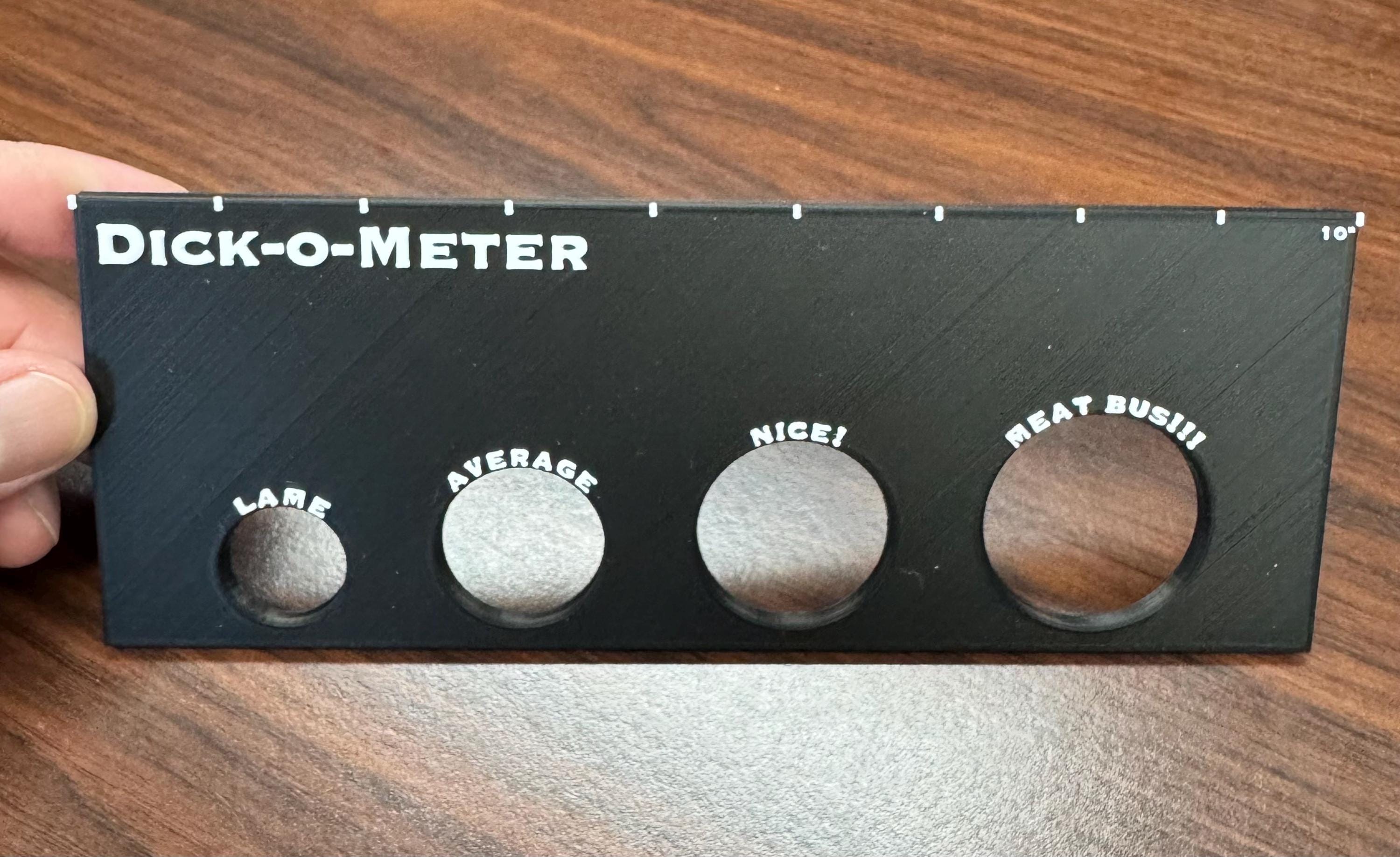Confident Ruler D*ck-o-meter: Penis Ruler, Confidence Boosting, Party Favor, Charisma ...