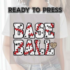 Baseball DTF Transfer Ready For Press, Baseball DTF Transfers, Heat Press Transfer, Ready For Press, Dtf Heat Transfer, Baseball DTF Prints