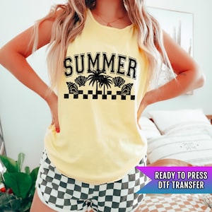 Summer DTF Transfer Ready For Press, Beach Dtf Print, Summer DTF Transfer, Heat Press Transfer, Direct To Film, Summertime DTF Print, Sunset