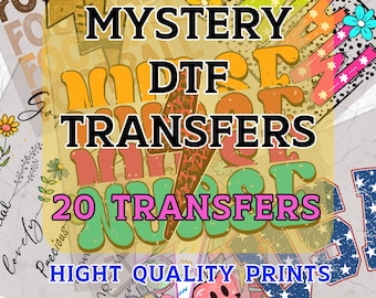 Mystery DTF Transfers, DTF Print, Mystery Pack Bundle, DTF Transfer Ready For Press, Dtf Bundle, Heat Transfer, Mystery Bundle, Dtf Prints