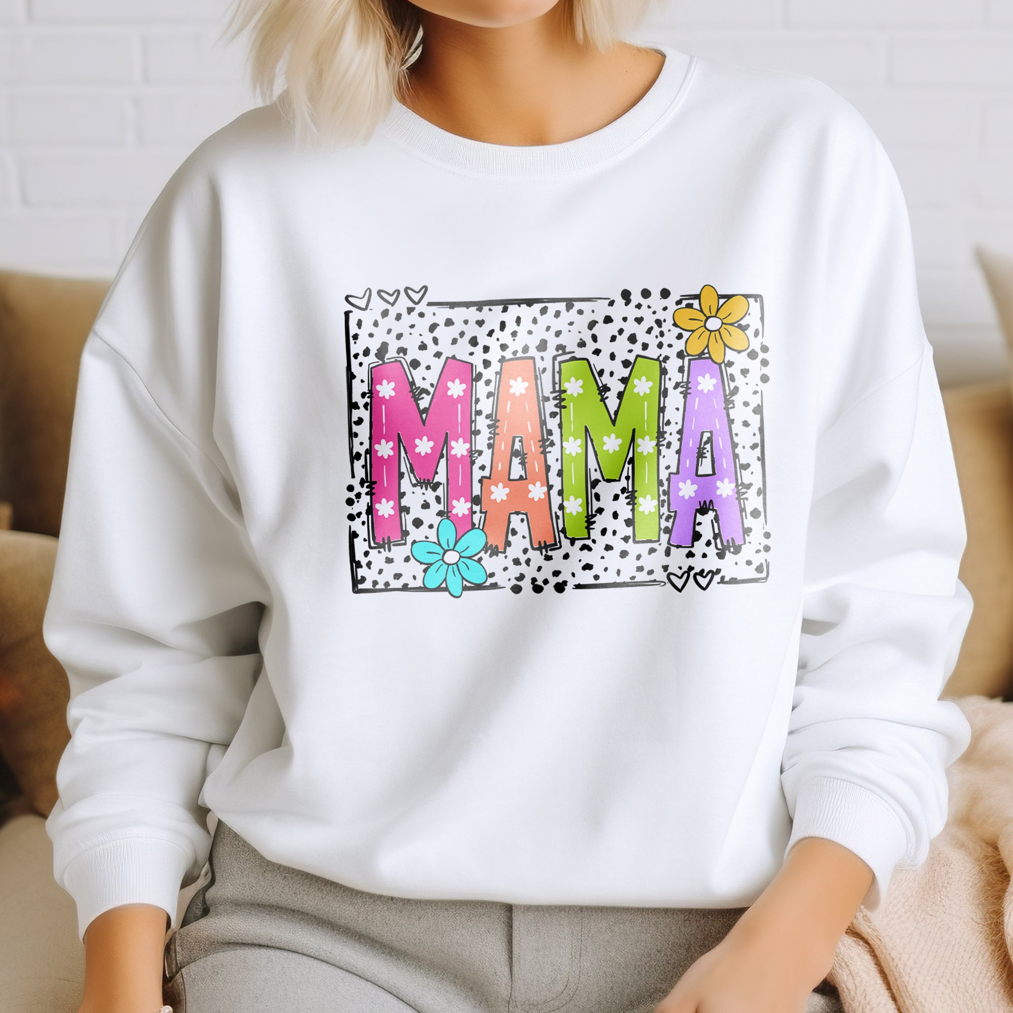 Mama DTF Transfer, DTF Transfer Ready for Press, Mom Heat Press ...