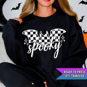 Spooky Bat DTF Transfers, Flying Bats Dtf Transfers, Halloween DTF Transfer Ready For Press, Spooky Season, Heat Press Transfers, Horror Dtf