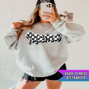 Checkered Mama DTF Transfer Ready For Press, Retro Mama DTF Prints, Family, Heat Press Transfers, Direct To Film, Checkered Mama DTF Prints