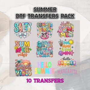 Summer DTF Transfer, Summer DTF Bundle, Salty Dtf Prints, Summer Vibes Ready to Press, Dtf Grab Bag, Margarita Dtf Transfer, Beach Dtf Print
