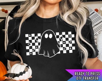 Ghost Season DTF Transfers, Halloween DTF Transfers Ready For Press, Ghost DTF Print, Boo Dtf, Heat Press Transfer, Spooky Season Dtf Prints