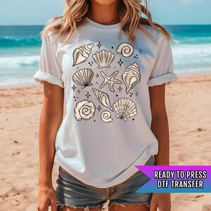 Summer Vibes DTF Transfer Ready For Press, Beach Coastal Dtf Print, Summer DTF Transfer, Heat Press Transfer, Direct To Film Ocean Lover DTF
