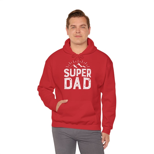 Hoodie Superdad - Papa Shirt - Kapuzenpullover für Väter