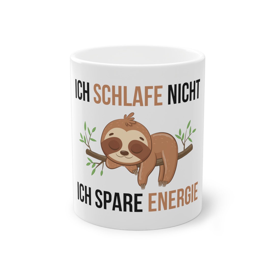 Tasse Mit Spruch Originelles Geschenk Für Schlafmützen 330ml Etsy