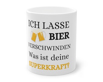 Taza con Spruch - Originelles Geschenk Bier Liebhaber - 330ml