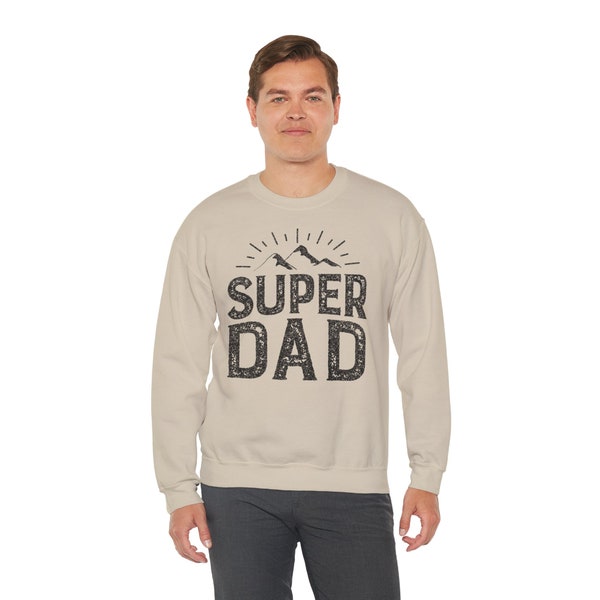 Sweatshirt Superdad - Papa Shirt - Pullover für Väter