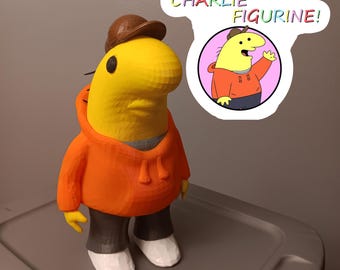 Charlie様 Charlie Figurine | Smiling Friends | 3D Printed Figure | Hand
