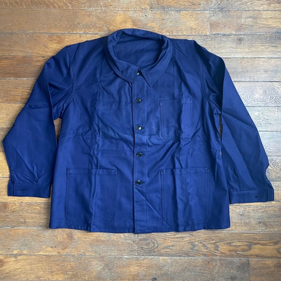 Circa 1970s French Chore Jacket Classic Vintage Workwear