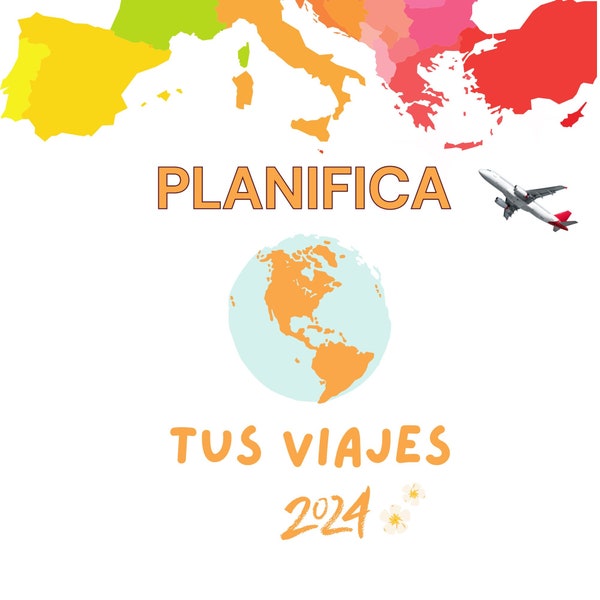 Planificador de viajes, Cuaderno de viajes, Organizador de viajes, Presupuesto de viaje, Diario de viajes, Agenda de viajes, A4, Viaje