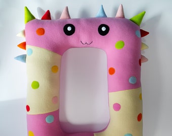 Almohada de cuerpo grande - Almohada de nido enorme - Almohada de peluche gigante de Monster Home Decor - Peluche de monstruo durmiente - Floof for people