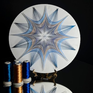 Mandala String Art Kit: DIY Thread Painting, Handmade Wall Art