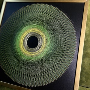 Mandala String Art Kit: DIY Thread Painting, Handmade Wall Art